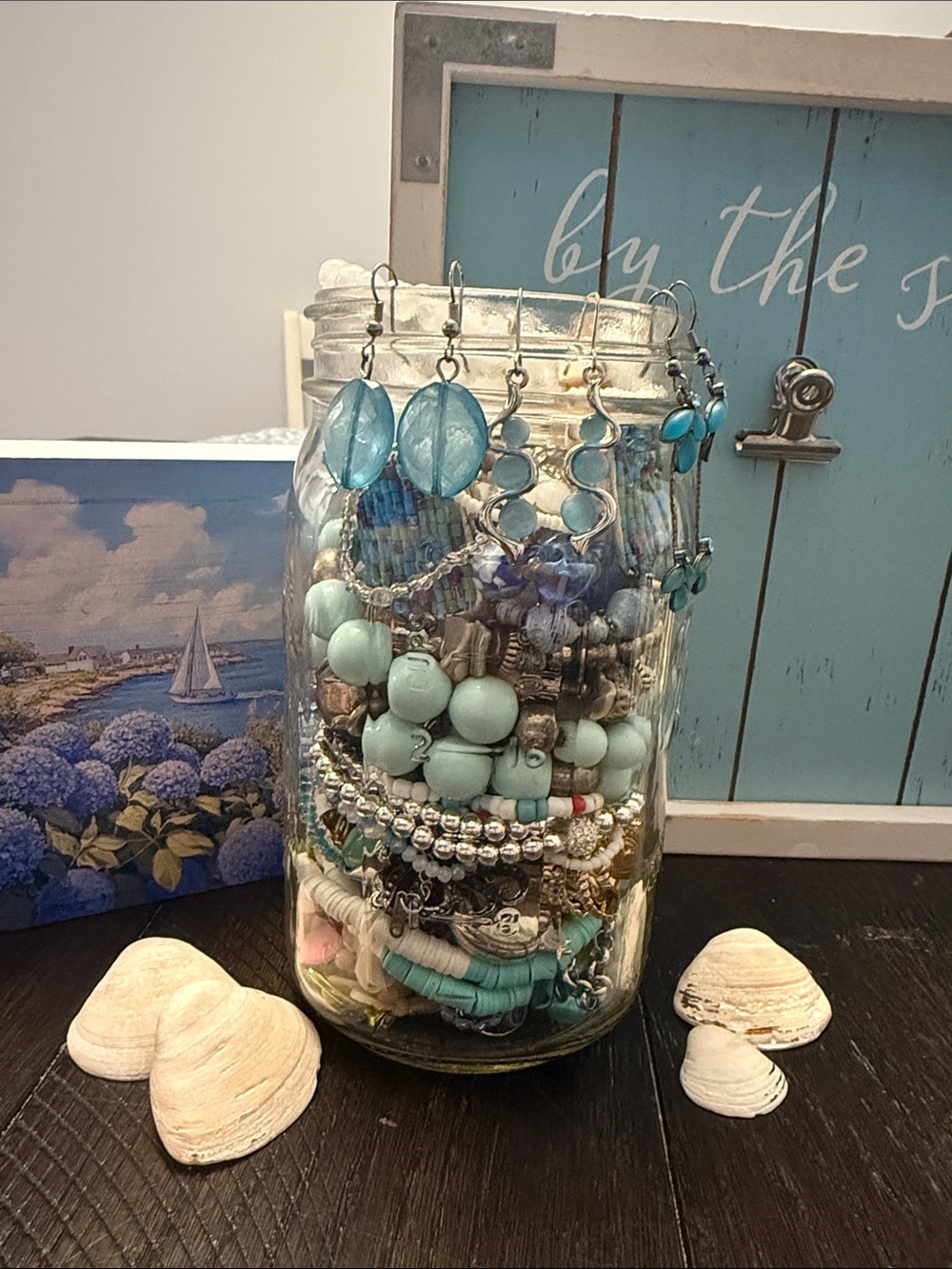 Large Mystery Beach Jewelry Jar!